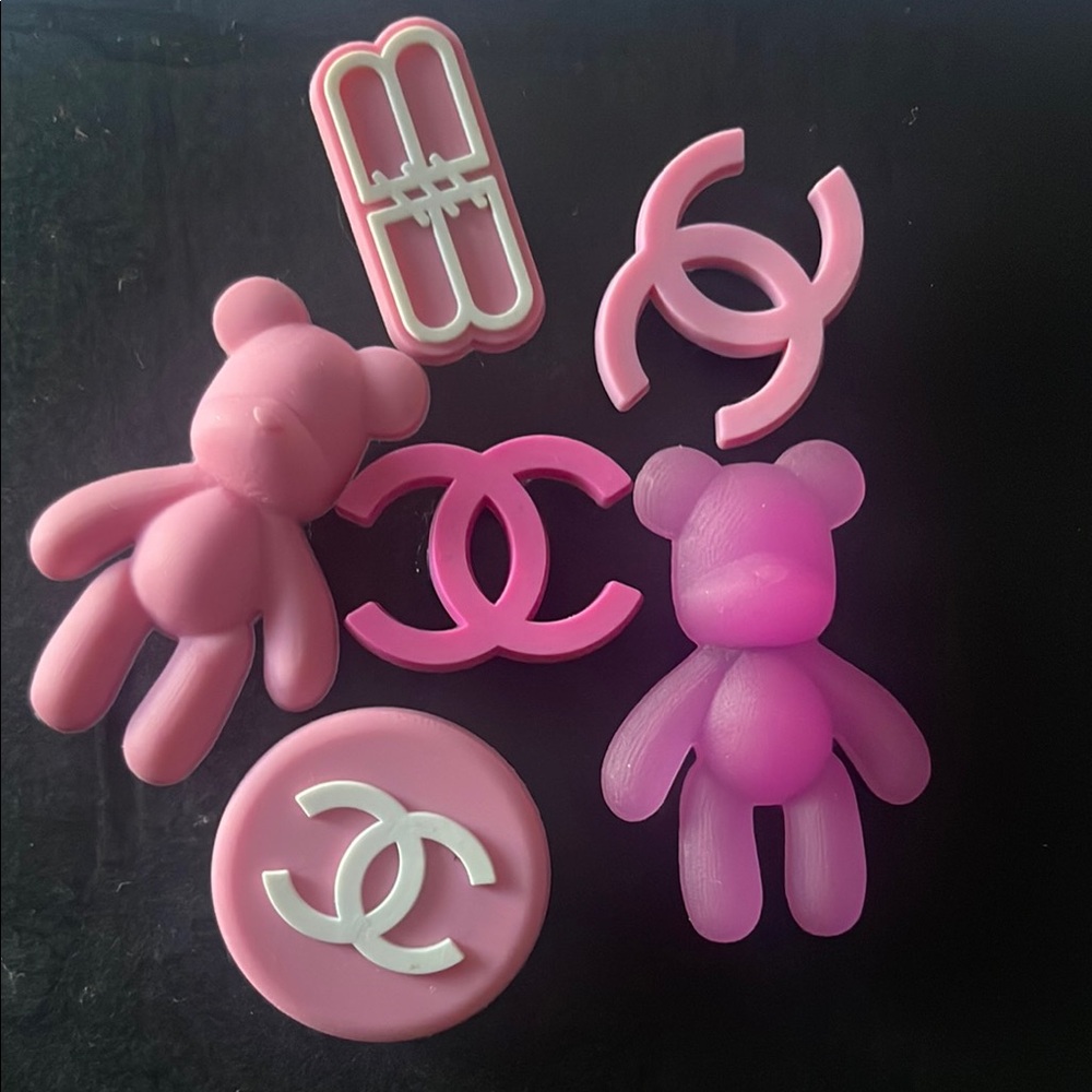 Pink Bear and Logo Accessories Set